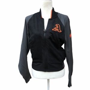 ADIDAS Primeblue gray black orange track jacket XS